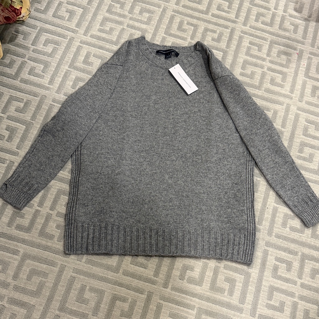 French Connection Grey Sweater Brand New Large